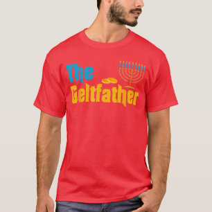 T-shirt Père Gelt Hanukkah Menorah Drôle Juif Papa Paja