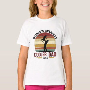 T-shirt Père Glacière le plus grand du monde jamais rétro