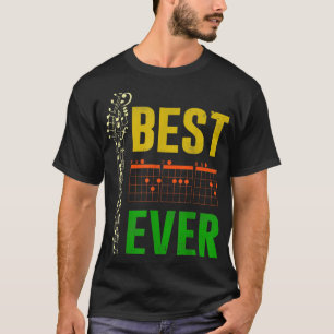 T-shirt Père guitaristeMeilleur papa Jamais D A D Chord Ca