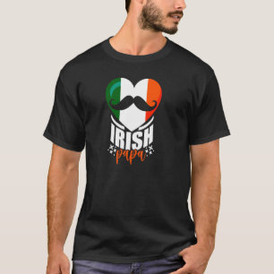 T-shirt Père irlandais Papa Jour de la Saint Patrick Papa 