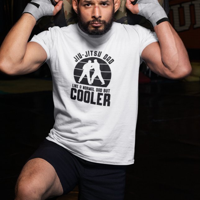 T-shirt Père Jiu Jitsu Dit : (Créateur téléchargé)