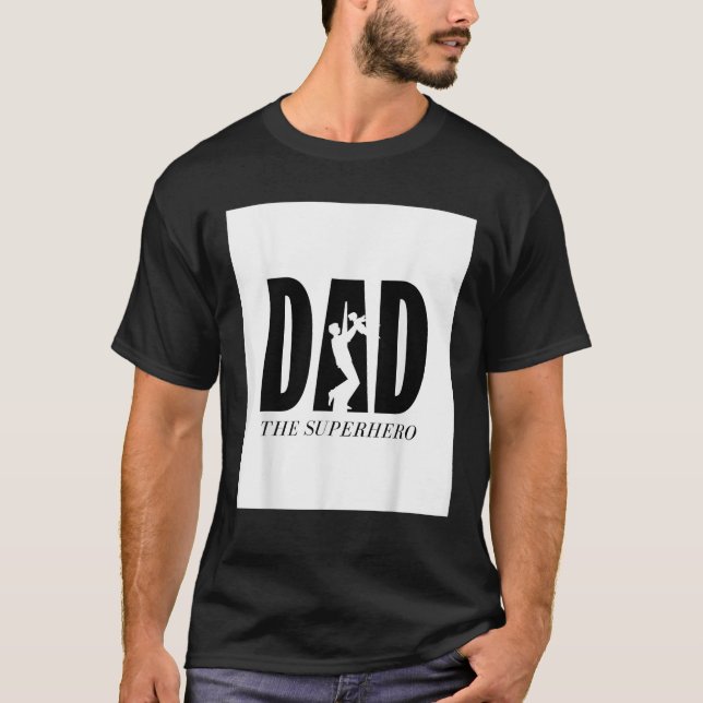T-SHIRT PÈRE LE SUPERHÉROS (Devant)