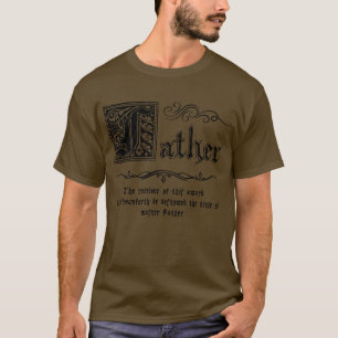 T-shirt Père maître médiéval