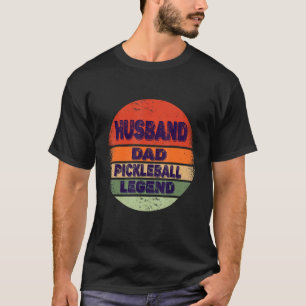 T-shirt Père mari légende Pickleball drôle Père Vintage