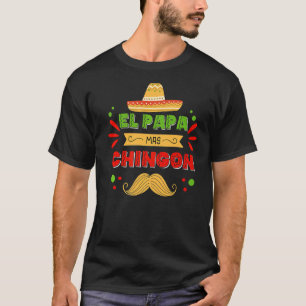 T-shirt Père Mexicain Et Mari El Papa Mas Chingon
