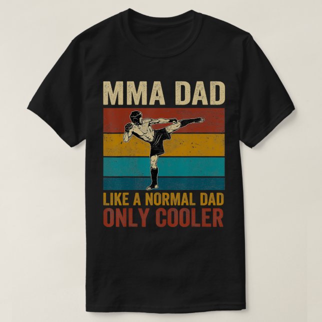 T-shirt Père mixed martial art Comme Un Père Normal Seulem (Design devant)