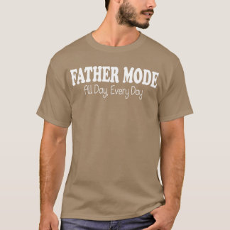 T-shirt Père Mode toute la journée ami quotidien