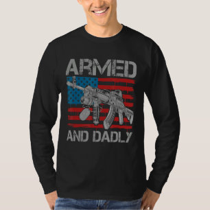 T-shirt Père Mortel Drôle Pour La Fête Des Pères Drapeau U