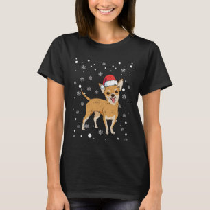 T-shirt Père Noël a Chihuahua Chiwawa