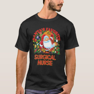 T-shirt père Noël Accessoires pour infirmière chirurgic