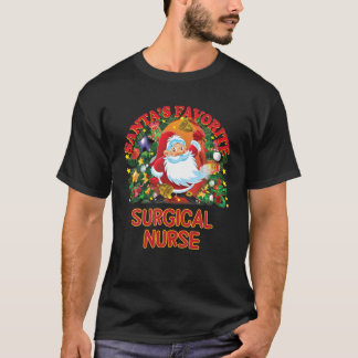 T-shirt père Noël Accessoires pour infirmière chirurgicale