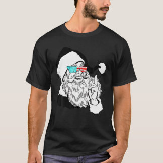 T-shirt Père Noël américaine - Noël du Père Noël Cool