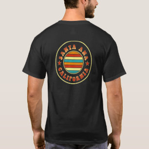 T-shirt Père Noël Ana California Hometown Ca Home State Sa