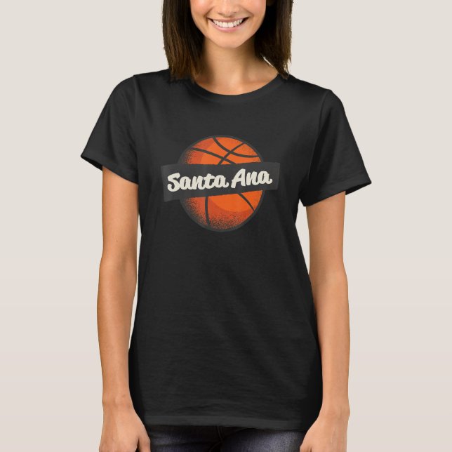 T-shirt Père Noël Ana Hometown Joueur de basket-ball Sport (Devant)