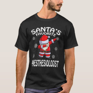 T-shirt Père Noël Anesthésiologiste préféré Noël