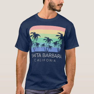 T-shirt père Noël Barbara Beach California Surf Vintage Ca