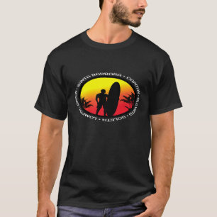 T-shirt Père Noël Barbara California Surf Fans Premium