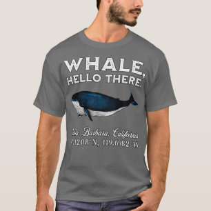T-shirt Père Noël Barbara California Whale Hello There Coo