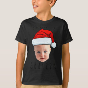 T-shirt Père Noël bébé chapeau photo de Noël