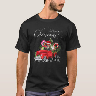 T-shirt Père Noël Berger Allemand équitation Camion Rouge 