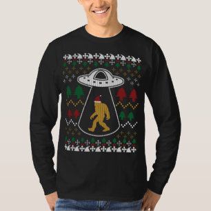 T-shirt Père Noël Bigfoot Ufo Sasquatch Noël S