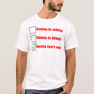 T-shirt Père Noël blanc ou noir