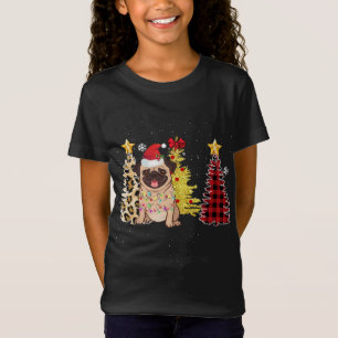T-Shirt Père Noël Carlin feux d'arbre de Noël
