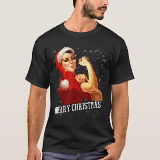 T-shirt Père Noël Casquette Noël Rosie la Chemise Riveter