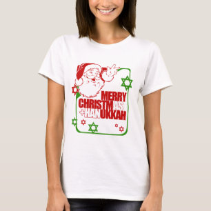 T-shirt Père Noël Christmukkah