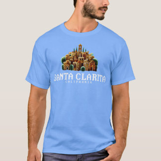 T-shirt Père Noël Clarita Californie