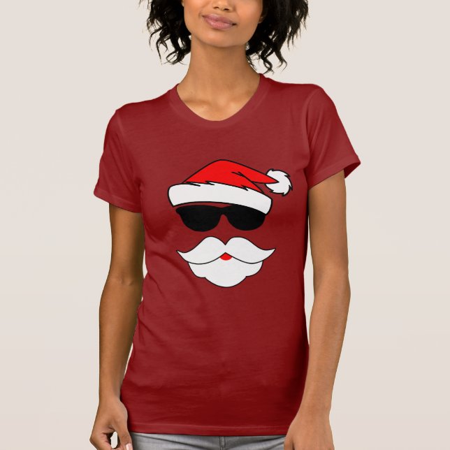 T-shirt Père Noël cool (Devant)