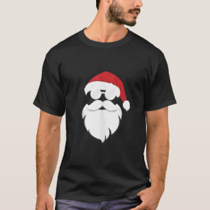 T-shirt Père Noël Cool Beille Casquette Lunettes de soleil