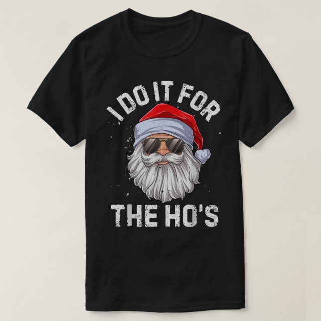 T-shirt Père Noël cool Création de Noël drôle (Design devant)