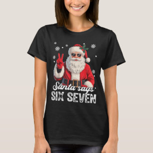 T-shirt Père Noël cool dit 67 Mème Noël drôle de Noël homm