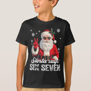 T-shirt Père Noël cool dit 67 Meme Noël drôle de Noël homm
