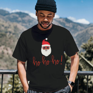 T-shirt Père Noël cool   Ho Ho Ho