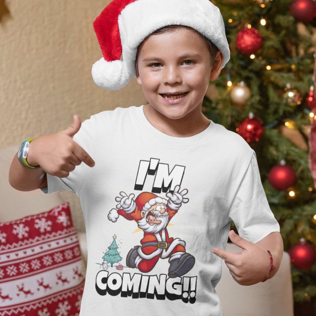 T-shirt Père Noël Courir Noël Humour Fête Noël amusant (Créateur téléchargé)
