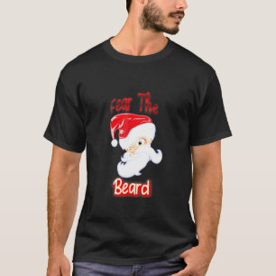 T-shirt Père Noël Craindre La Barbe L'Homme Porté Noël