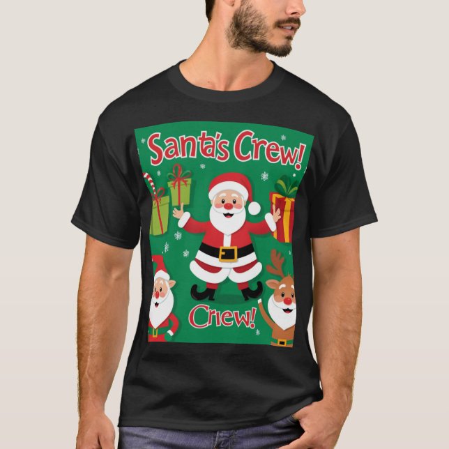 T-shirt Père Noël Crew ! (Devant)