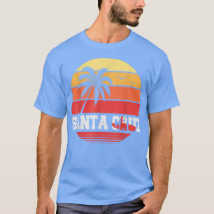 T-shirt Père Noël Cruz California Old School Vintage Retro