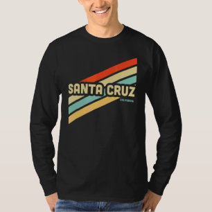 T-shirt Père Noël Cruz California Retro Vintage Sunset Des