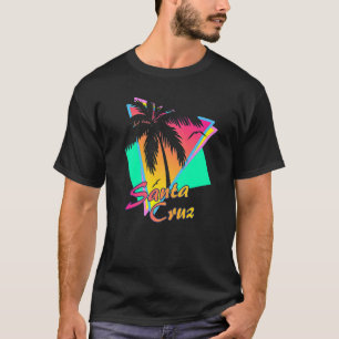 T-shirt Père Noël Cruz Californie les années 70 80s Summer