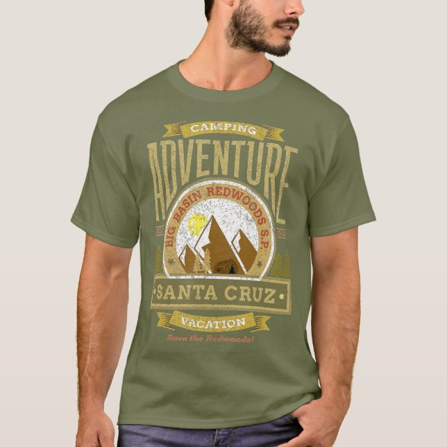T-shirt père Noël Cruz Redwoods s Big Basin Big Basin (Devant)