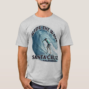 T-shirt Père Noël Cruz, Surfers et Touristes