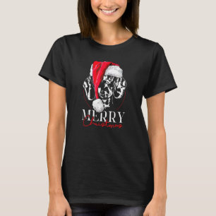 T-shirt Père Noël Dachshund Wiener Joyeux Noël chien maman