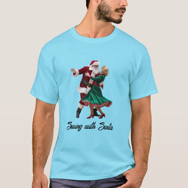 T-shirt Père Noël Dancing (Devant)