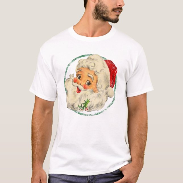 T-shirt Père Noël de Noël (Devant)