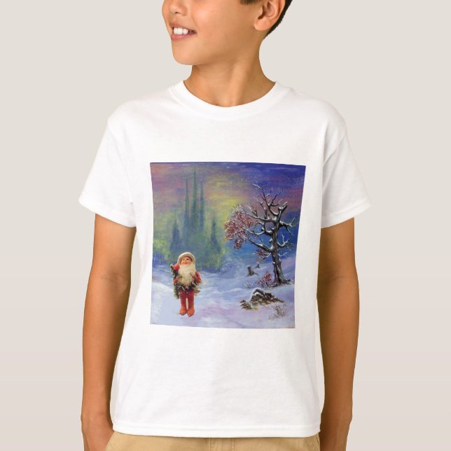 T-SHIRT PÈRE NOËL DES GNOMES (Devant)