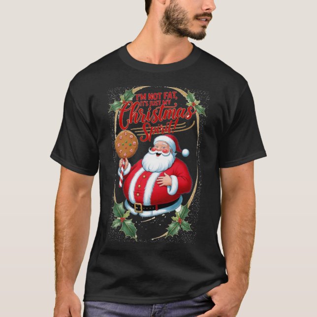 T-shirt Père Noël drôle (Devant)