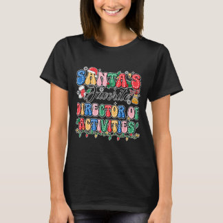 T-shirt Père Noël drôle Directeur préféré des activités